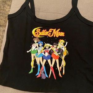 Sailor moon tank crop top